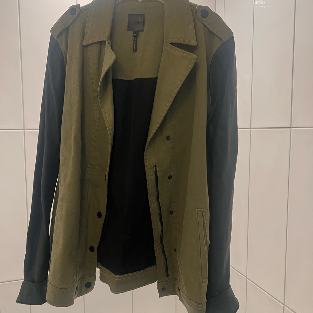 Olive and Black Women's Jacket